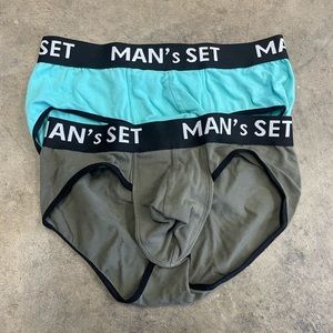 Man set brand underwear in organic cotton size S 2 pack
